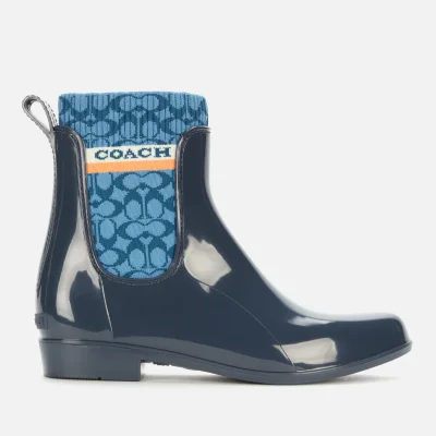 Coach Women's Rivington Rubber Rain Boots - Ombrew Blue
