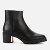 Coach Women's Chrissy Leather Heeled Ankle Boots - Black - Image 1