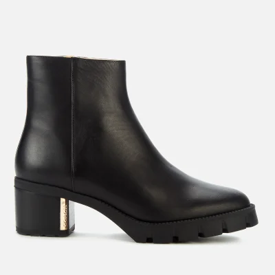 Coach Women's Chrissy Leather Heeled Ankle Boots - Black