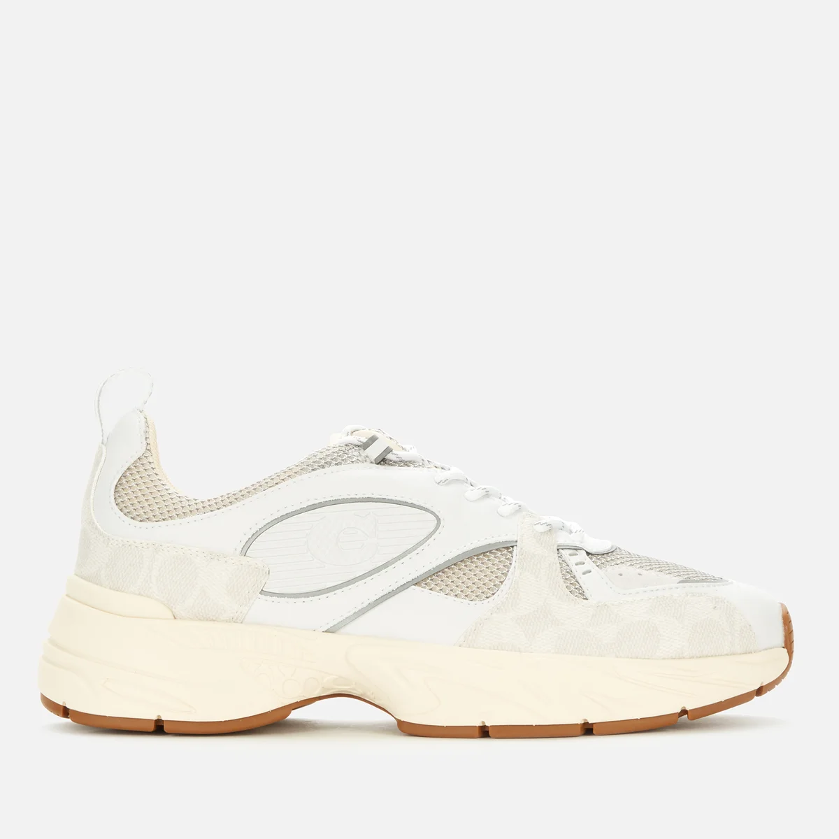 Coach Men's Tech Running Style Trainers - Optic White Image 1