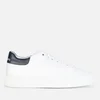 Valentino Men's Leather Cupsole Trainers - White/Blue - Image 1