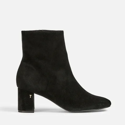 Ted Baker Women's Neomie Suede Heeled Ankle Boots - Black