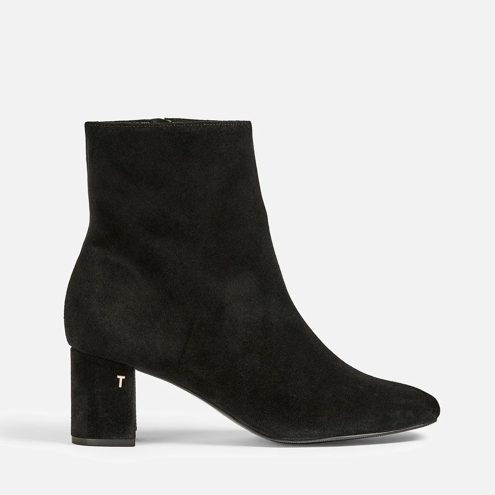 Ted Baker Women's Neomie Suede Heeled Ankle Boots - Black Image 1