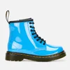 Dr. Martens Toddlers' 1460 Patent Lamper Lace Up Boots - Mid Blue Patent Lamper - Image 1