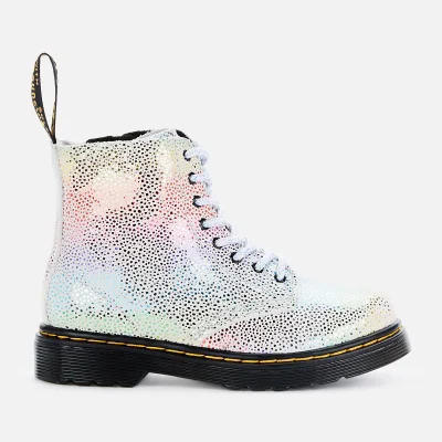 Dr. Martens Toddlers 1460 Pascal Lace Up Boots - Rainbow Kidray Toddlers