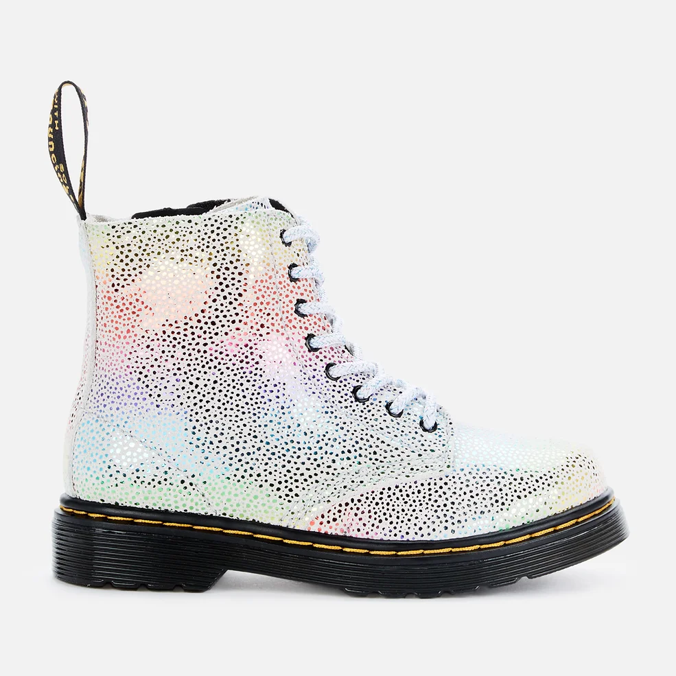 Dr. Martens Toddlers 1460 Pascal Lace Up Boots - Rainbow Kidray Toddlers Image 1