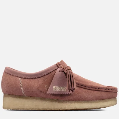Clarks Originals Women's Wallabee Suede Shoes - Dusty Pink