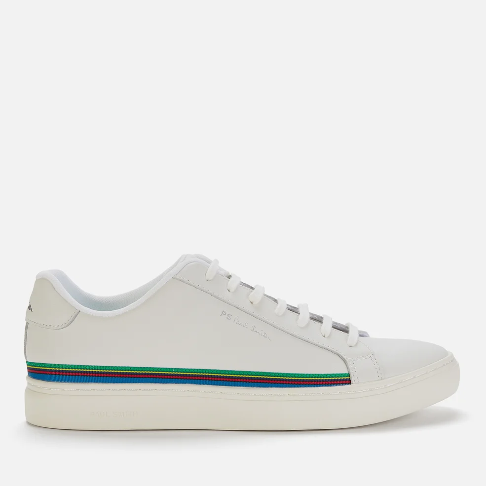 PS Paul Smith Men's Rex Leather Cupsole Trainers - White Stripe Foxing Image 1