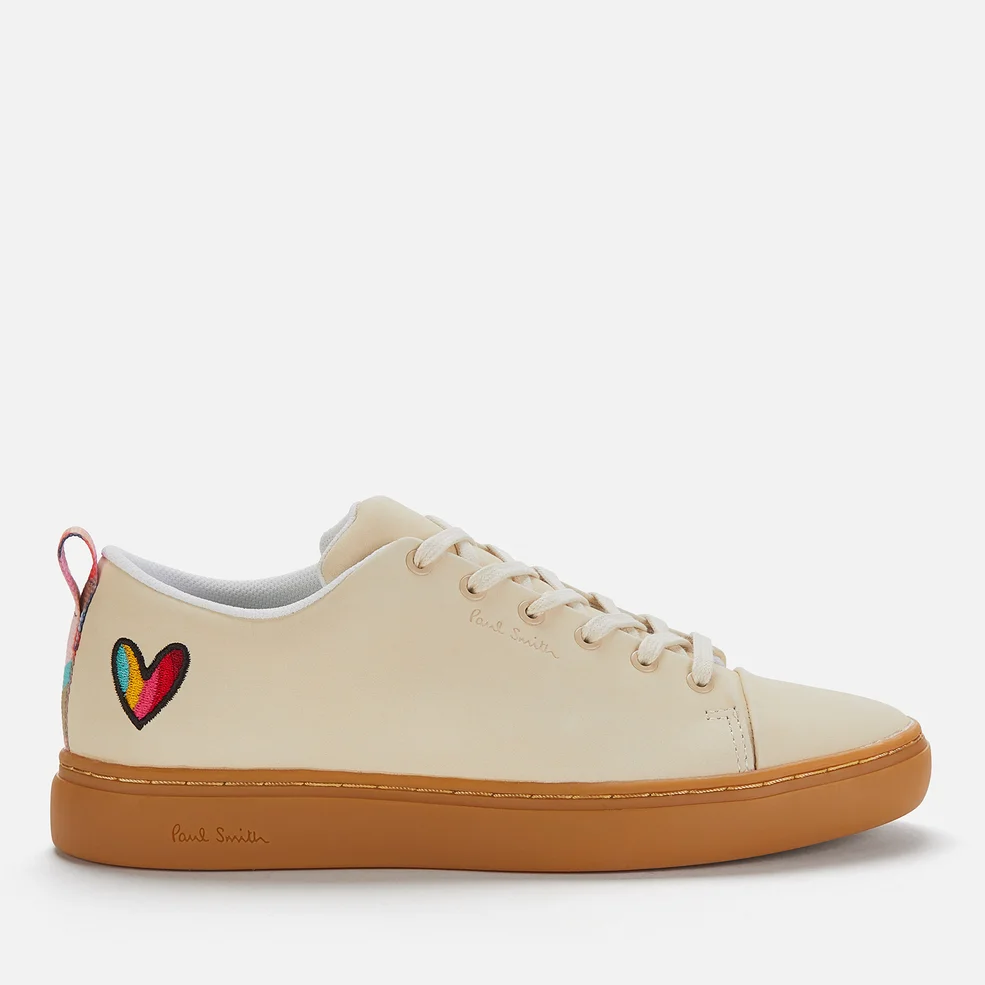 Paul Smith Women's Lee Suede Cupsole Trainers - Cream Heart Image 1