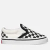 Vans Toddlers' Classic Slip On Checkerboard Trainers - Black / White - Image 1