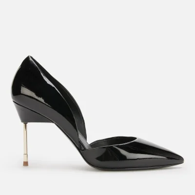 Kurt Geiger London Women's Bond 90 Patent Court Shoes - Black