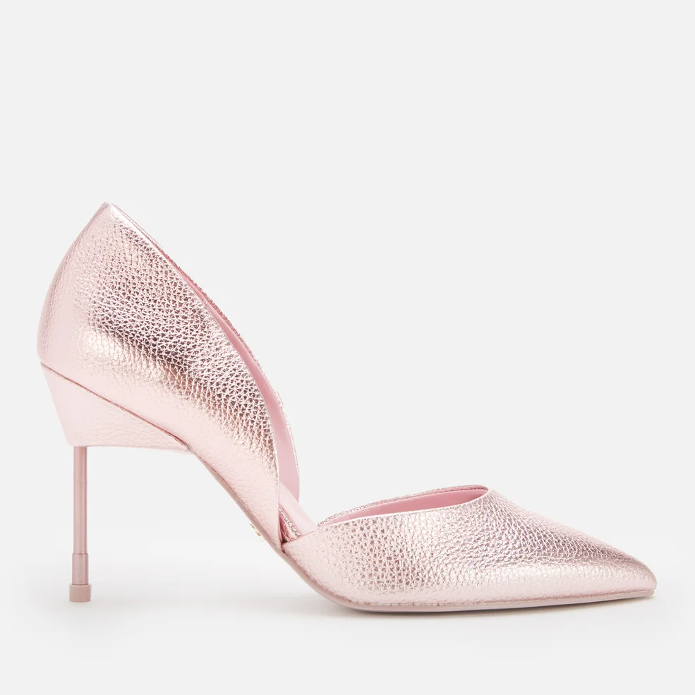 Kurt Geiger London Women's Bond 90 Drench Leather Court Shoes - Pink Image 1