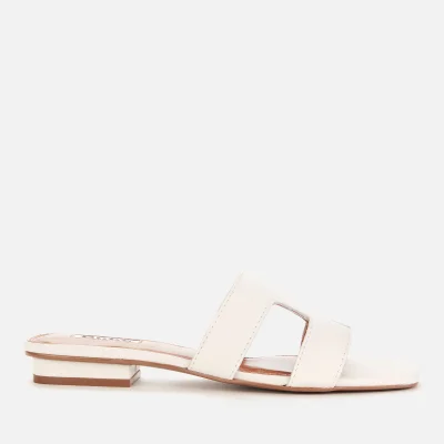 Dune Women's Loupe Leather Sandals - White
