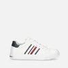 Tommy Hilfiger Kids' Low Cut Stripe Faux Leather Velcro® Trainers - Image 1