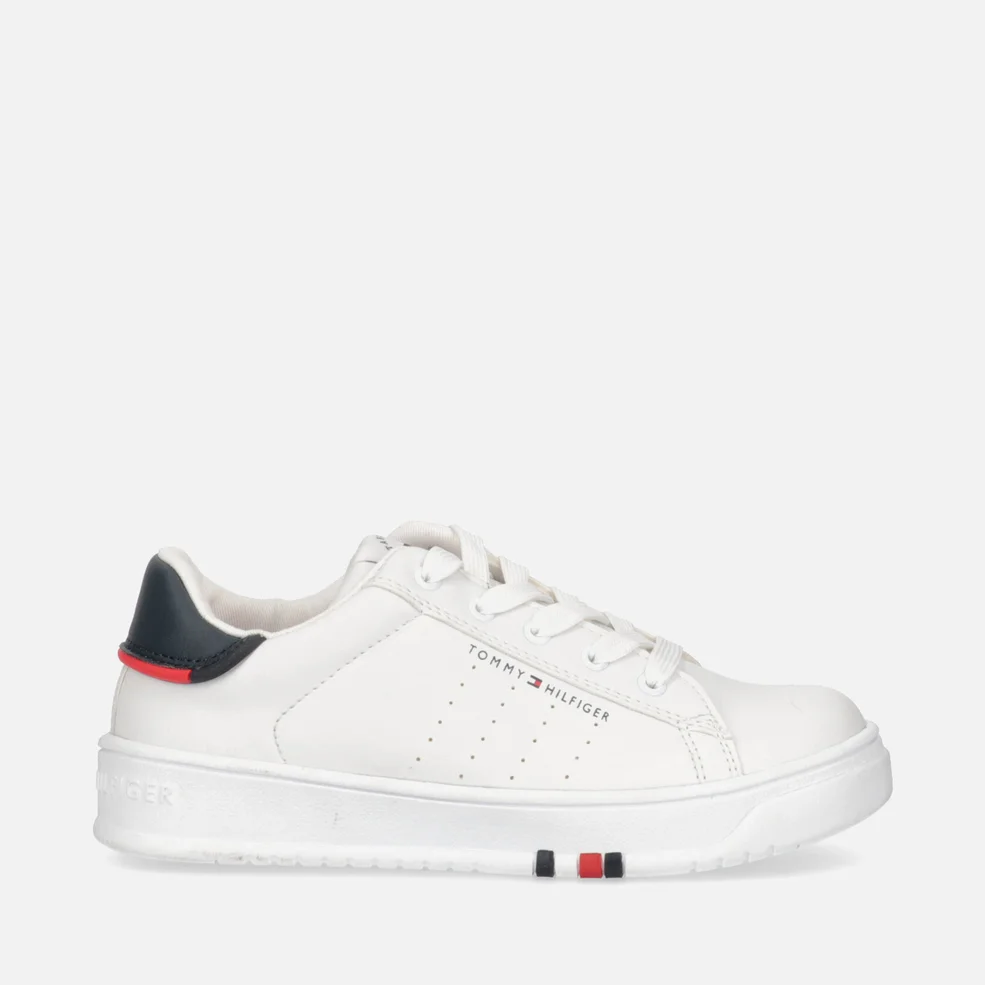 Tommy Hilfiger Kids' Faux Leather Trainers Image 1