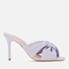 Guess Women's Daiva Suede Heeled Mules - Lilac - Image 1