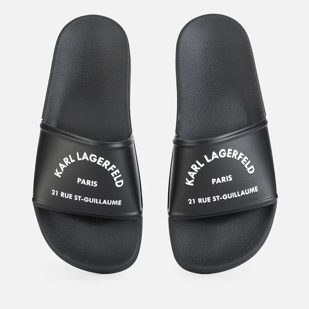 KARL LAGERFELD Women's Kondo Ii Maison Slide Sandals - Black Image 1