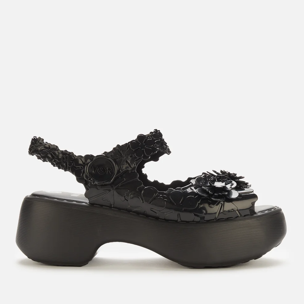 Melissa X Viktor and Rolf Women's Blossom Platform Sandals - Black Image 1