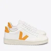 Veja Women's V-12 Leather Trainers - Extra White/Ouro - Image 1