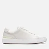 Clarks Men's Courtlite Lace Leather Cupsole Trainers - White - Image 1