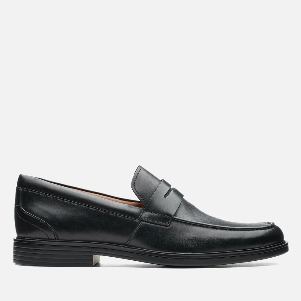 Clarks Men's Un Aldric Step Leather Loafers - Black Image 1