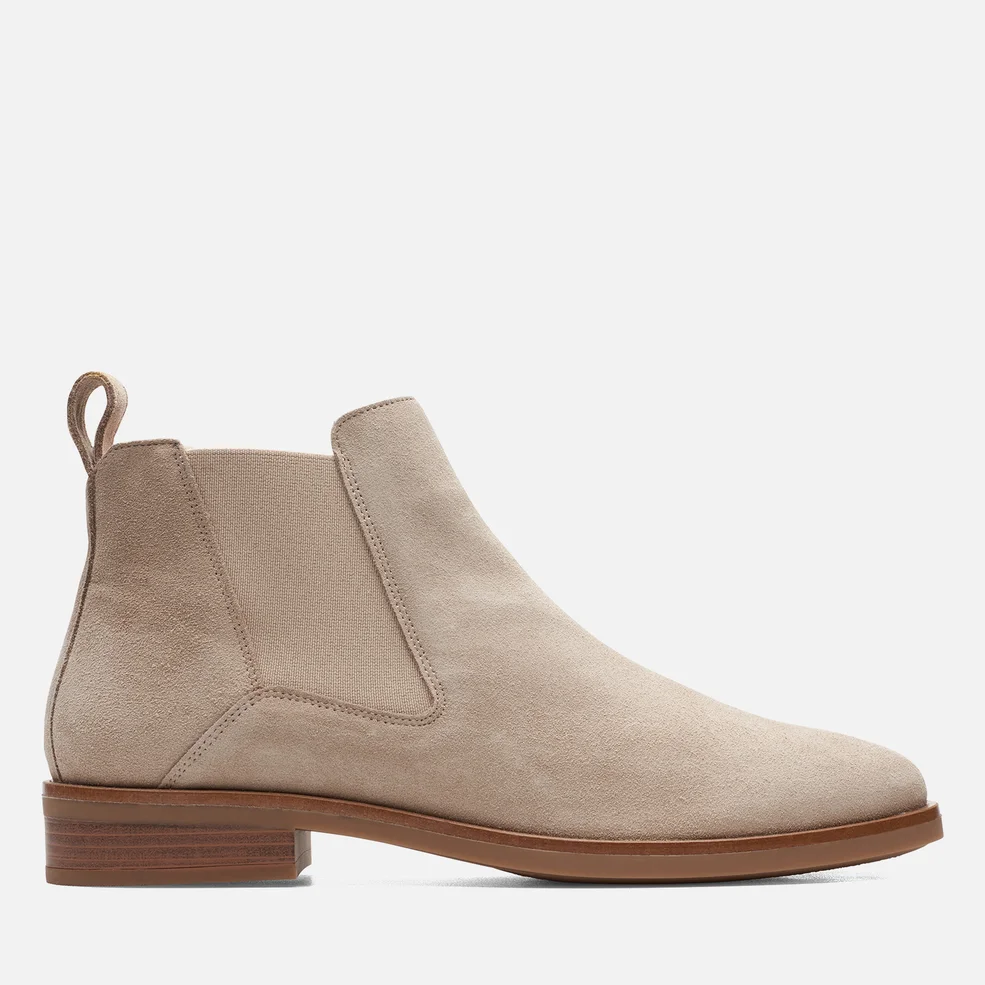Clarks Women's Memi Top Suede Ankle Boots - Sand Image 1