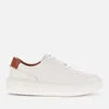 Clarks Women's Hero Lite Lace Leather Flatform Trainers - White - Image 1