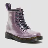 Dr. Martens Kids' 1460 J Iridescent Reptile Boots - Purple - Image 1