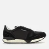 Emporio Armani Men's Duff Mesh/Leather Running Style Trainers - Black - Image 1