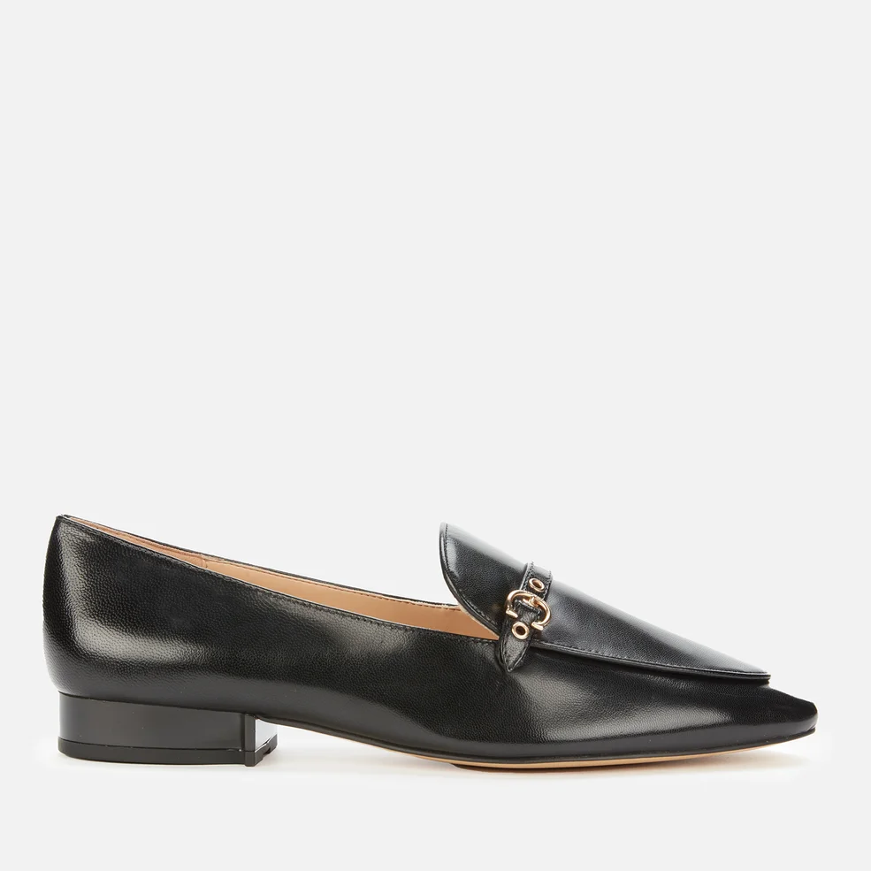 Coach Women's Isabel Leather Loafers - Black Image 1