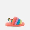 UGG Kids' Fluff Yeah Slide Slippers - Peach Bliss - Image 1