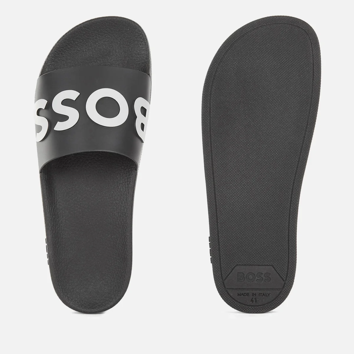 BOSS Men's Bay Slide Sandals - Black Image 1
