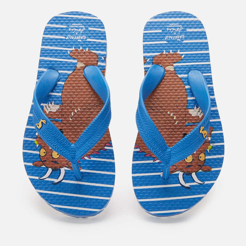 Joules Kids' Lightweight Summer Sandals - Gruffalo Blue Image 1