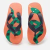 Joules Kids' Lightweight Summer Sandals - Orange Snake - Image 1
