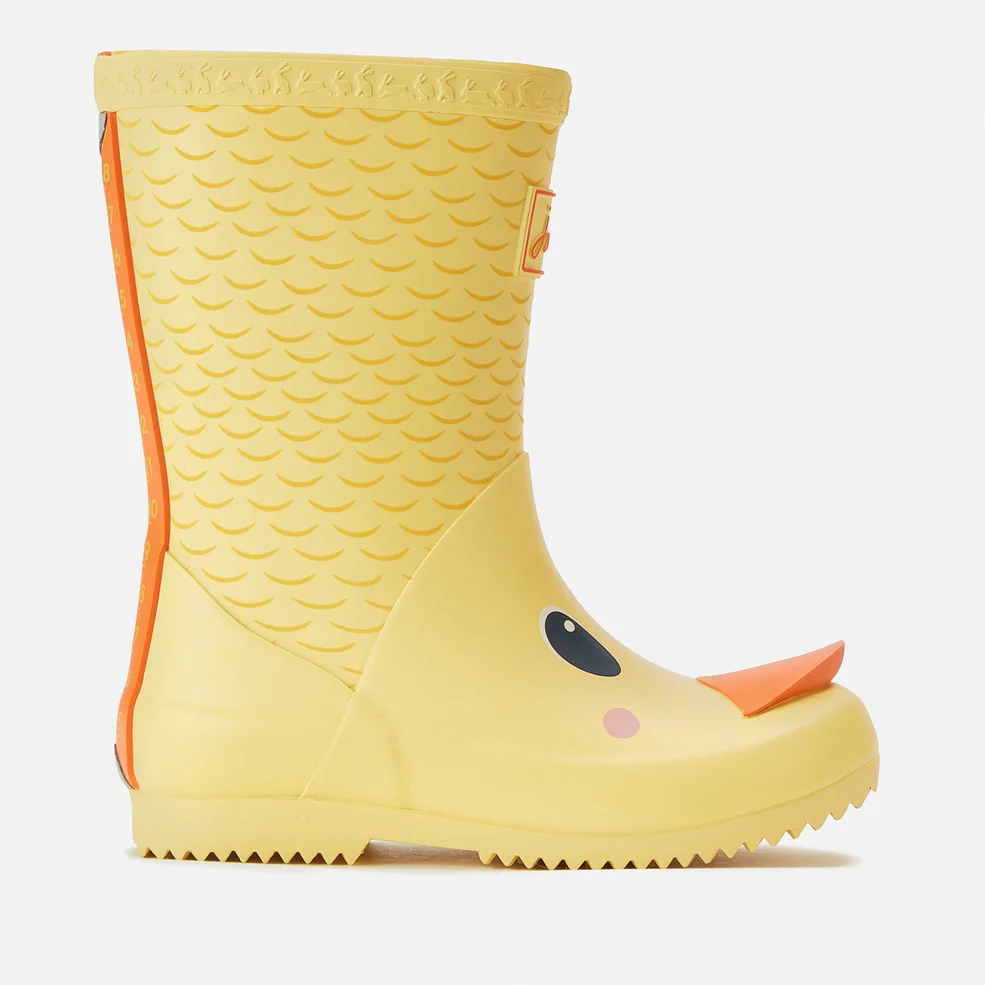 Joules Kids' Printed Wellies - Yellow Duck Image 1