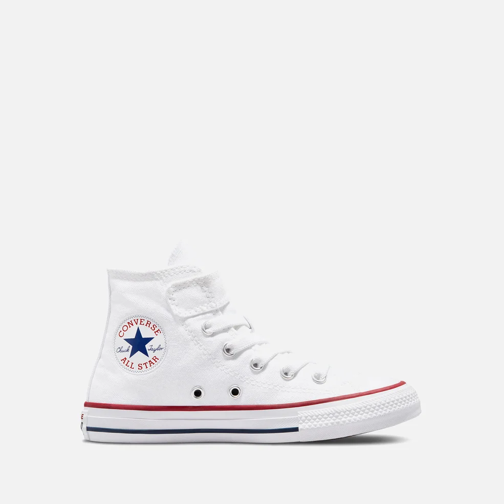 Converse Kids' Chuck Taylor All Star Hi-Top Trainers - White/Natural Image 1