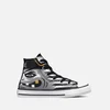 Converse Kids' Chuck Taylor All Star Pirate Print Hi-Top Trainer - White/Black/Gold - Image 1