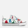 Converse Toddlers' Chuck Taylor All Star 2V Trainers - White/Multi/Black - Image 1