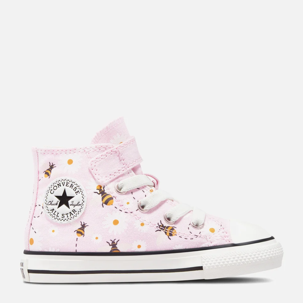 Converse Toddlers' Chuck Taylor All Star 1V Trainers - Pink Foam/White/Black Image 1