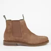 Barbour Men's Farsley Suede Chelsea Boots - Stone - Image 1