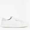 Barbour Women's Bridget Leather Low Top Trainers - White - Image 1