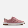 Clarks Kids' Fawn Solo Trainers - Light Pink Lea - Image 1