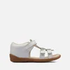 Clarks Toddler Zora Summer Sandals - White Leather - Image 1