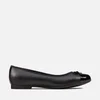 Clarks Youth Scala Bloom School Shoes - Black Leather - Image 1
