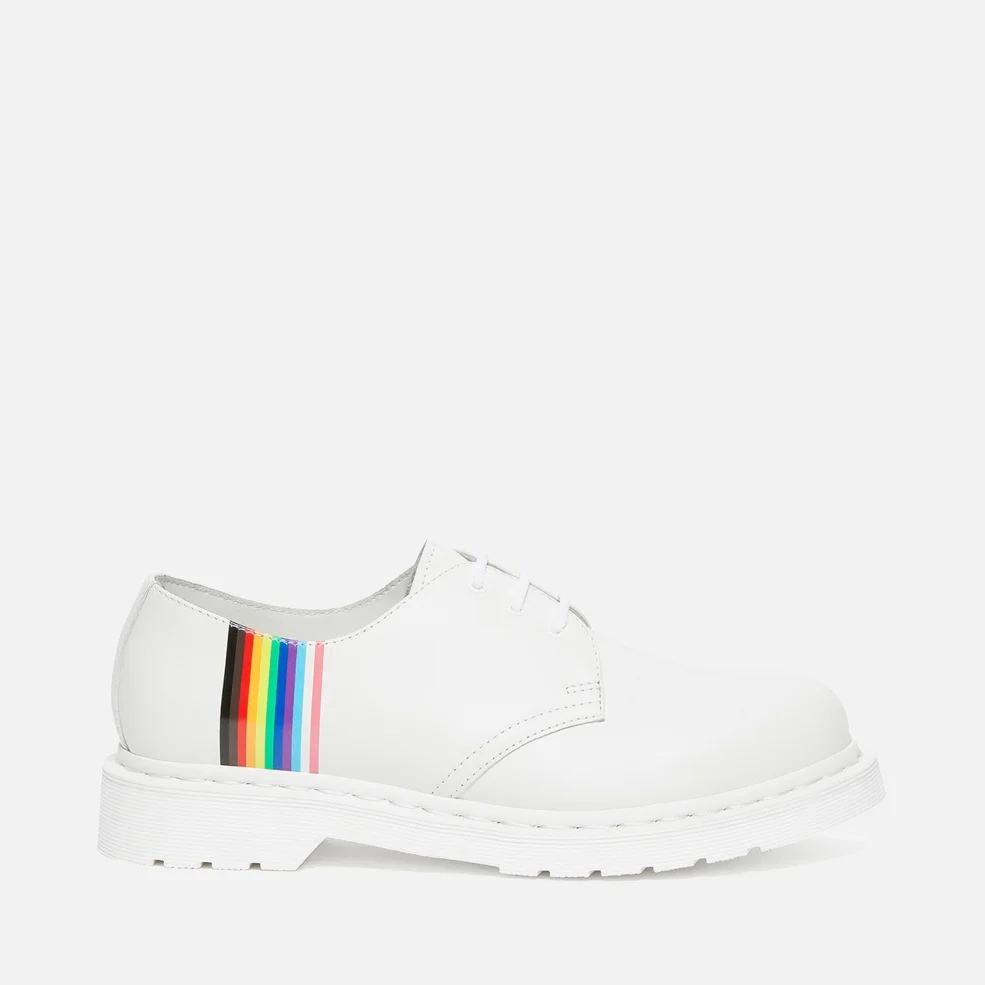 Dr. Martens 1461 For Pride Smooth Leather 3-Eye Shoes - White Image 1