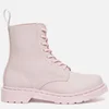 Dr. Martens Women's 1460 Pascal Mono Virginia Leather 8-Eye Boots - Chalk Pink - Image 1