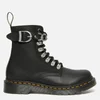 Dr. Martens Women's 1460 Pascal Chain Leather 8-Eye Boots - Black - Image 1