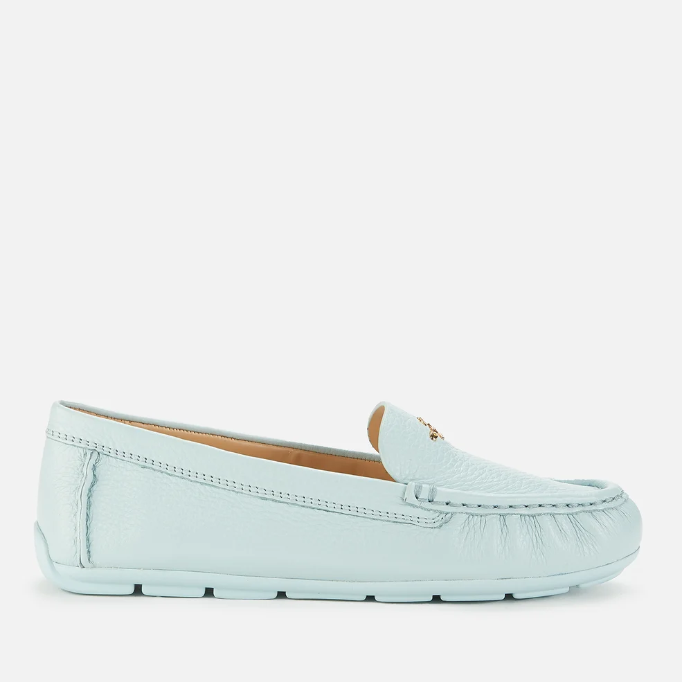 Coach Women's Marley Leather Driving Shoes - Sea Mist Image 1