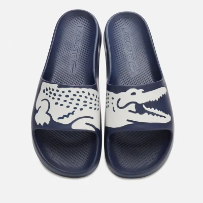Lacoste Men's Croco 2.0 0721 2 Slide Sandals - Navy/White