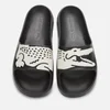 Lacoste Women's Croco 2.0 0721 1 Slide Sandals - Black/White - Image 1